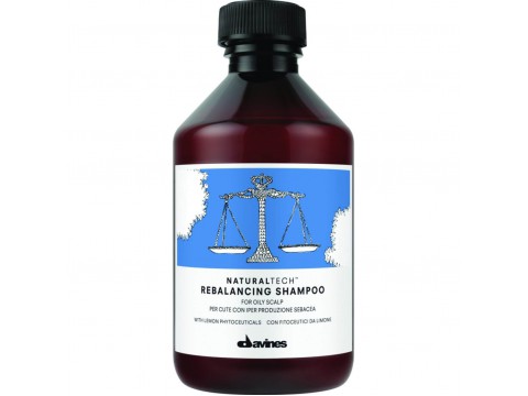 DAVINES Rebalancing šampūnas riebaluotis linkusiai galvos odai, 250ml